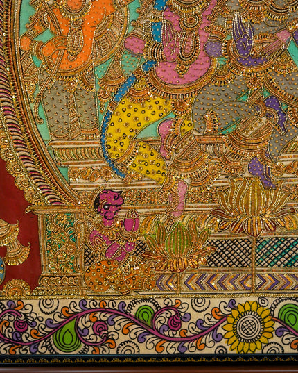 Frame: Pen Kalamkari God Ram & Godess - WL5729