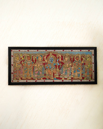 Frame: Pen Kalamkari Lord Krishna - WL5730