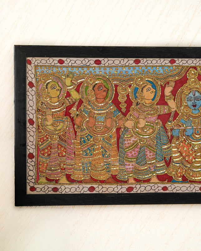 Frame: Pen Kalamkari Lord Krishna - WL5730