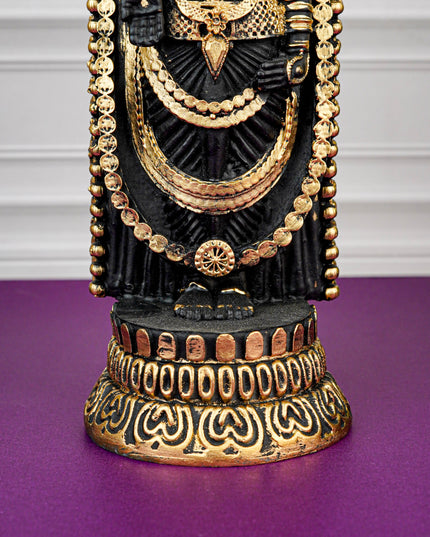 Polyresin Tirupathi Balaji Idol - 11 inch - WL5733