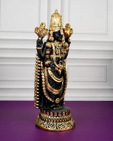 Polyresin Tirupathi Balaji Idol - 11 inch - WL5733