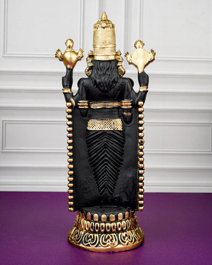 Polyresin Tirupathi Balaji Idol - 11 inch - WL5733