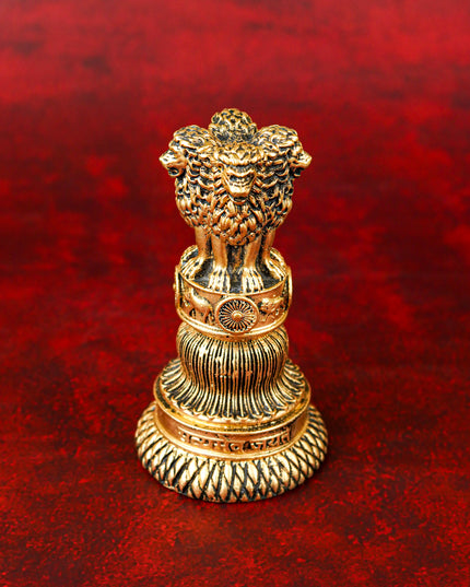 Polyresin Indian Emblem Idol - 4 inch - WL5738