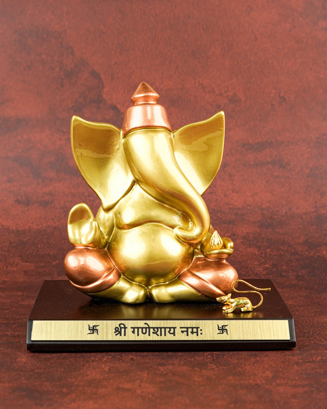 Polyresin Ganesha Idol - 6 inch - WL5744