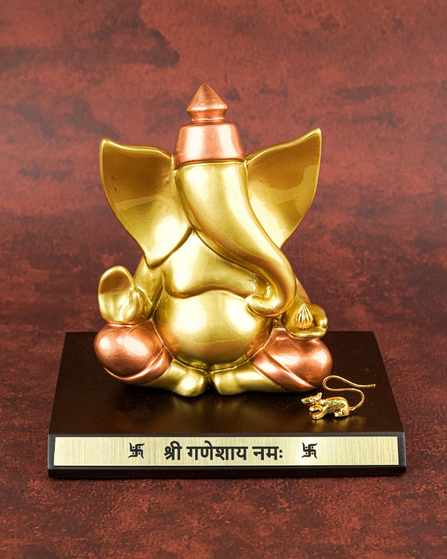 Polyresin Ganesha Idol - 6 inch - WL5744
