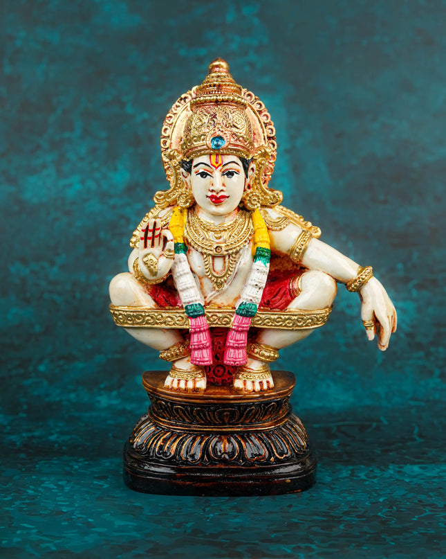 Polyresin Iyyapan Idol - 6 inch - WL5746