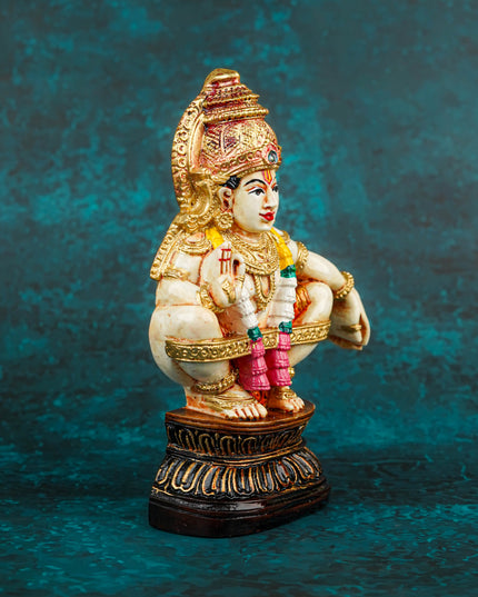 Polyresin Iyyapan Idol - 6 inch - WL5746