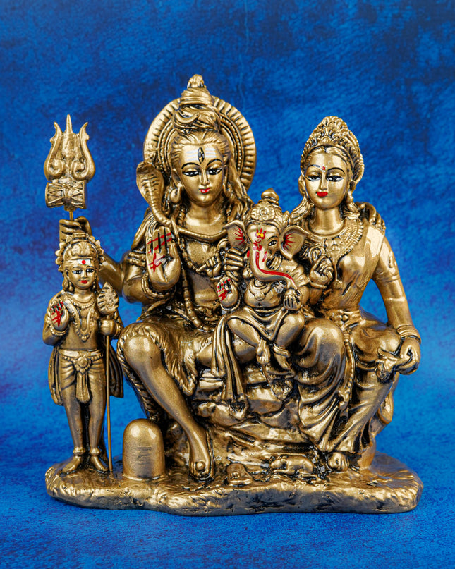 Polyresin Shivan Parvathi Idol - 9 inch - WL4718