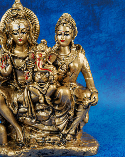 Polyresin Shivan Parvathi Idol - 9 inch - WL4718