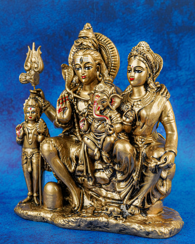 Polyresin Shivan Parvathi Idol - 9 inch - WL4718