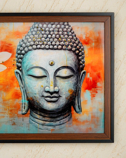 Buddha Wall Hanging Frame - 20x14 inch - WL5771