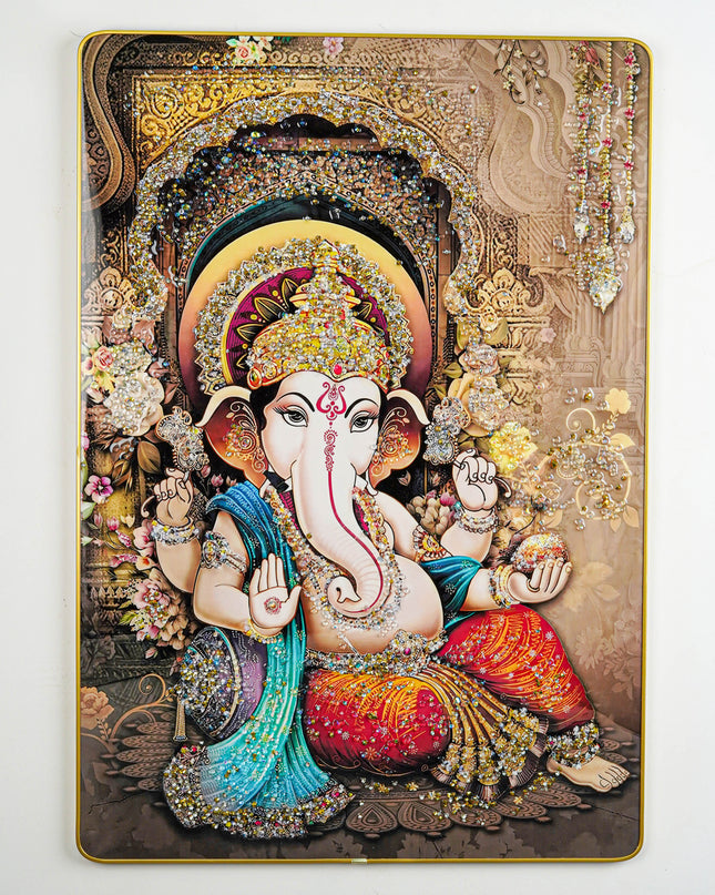Ganesha Wall Hanging Frame - 26x18 inch - WL5772