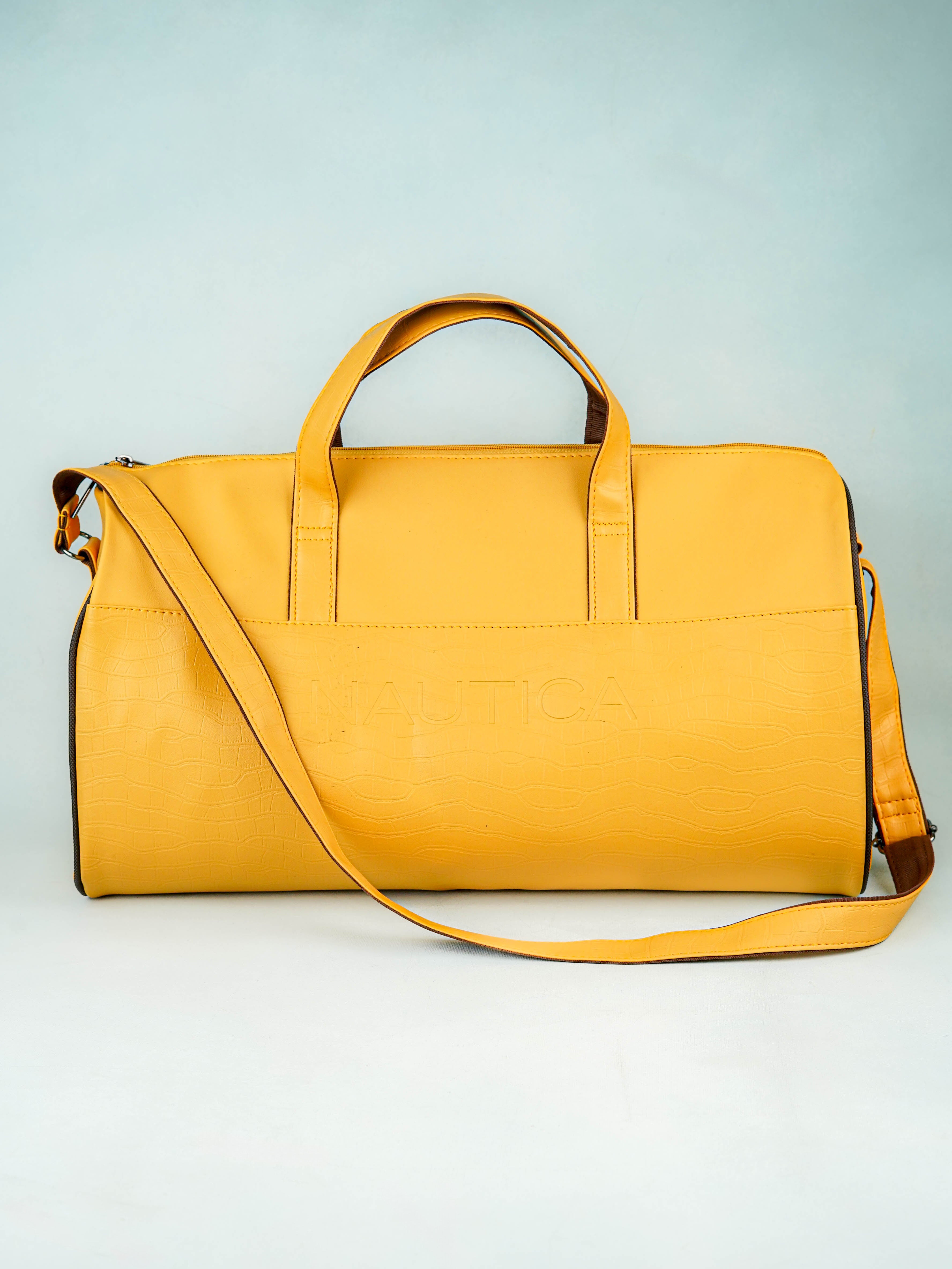 Leather Duffle Bag - WL5778 – Wedtree