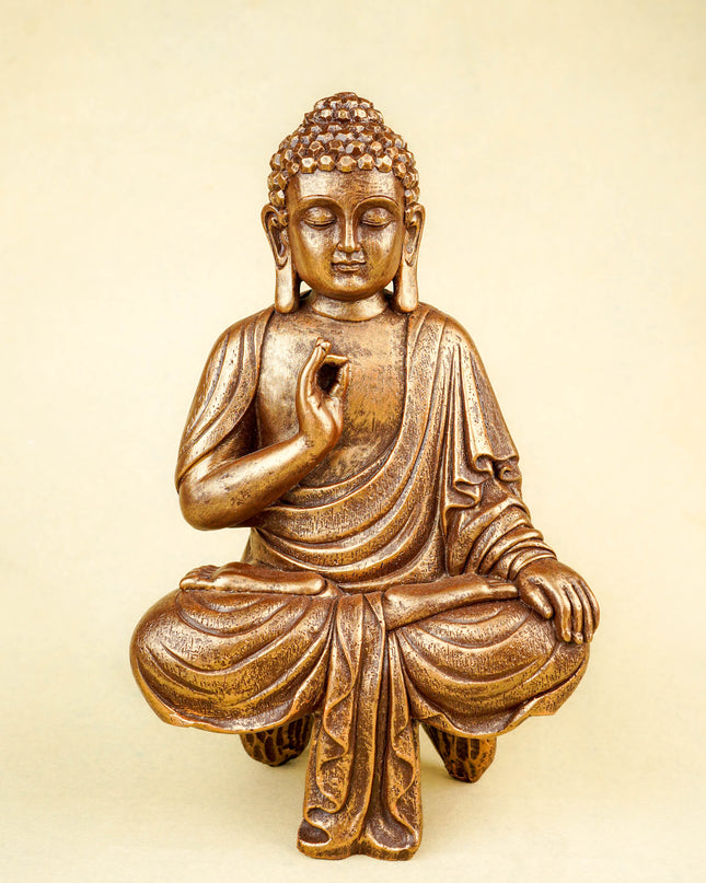 Polyresin Buddha Idol - 11 inch - WL5784
