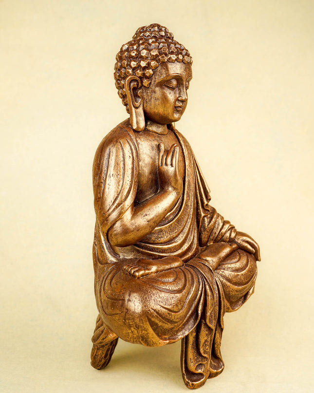 Polyresin Buddha Idol - 11 inch - WL5784