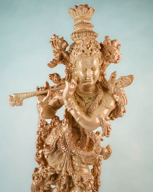 Polyresin Radha Krishna Idol - 25 inch - WL5850-2