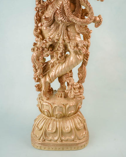 Polyresin Radha Krishna Idol - 25 inch - WL5850-2