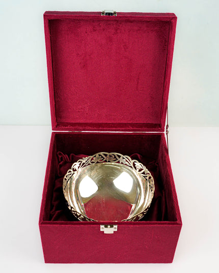 German Silver Bowl - 8 inch - WL5794