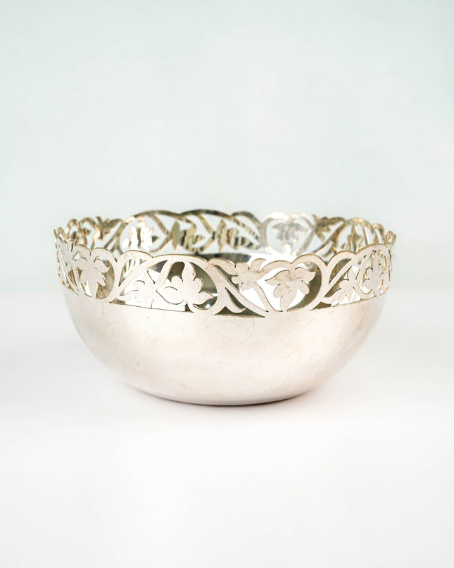 German Silver Bowl - 8 inch - WL5794