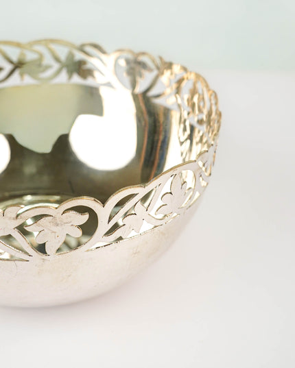 German Silver Bowl - 8 inch - WL5794