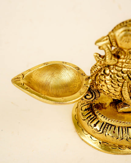 Brass Annapakshi Diya - 5 inch - WL5800
