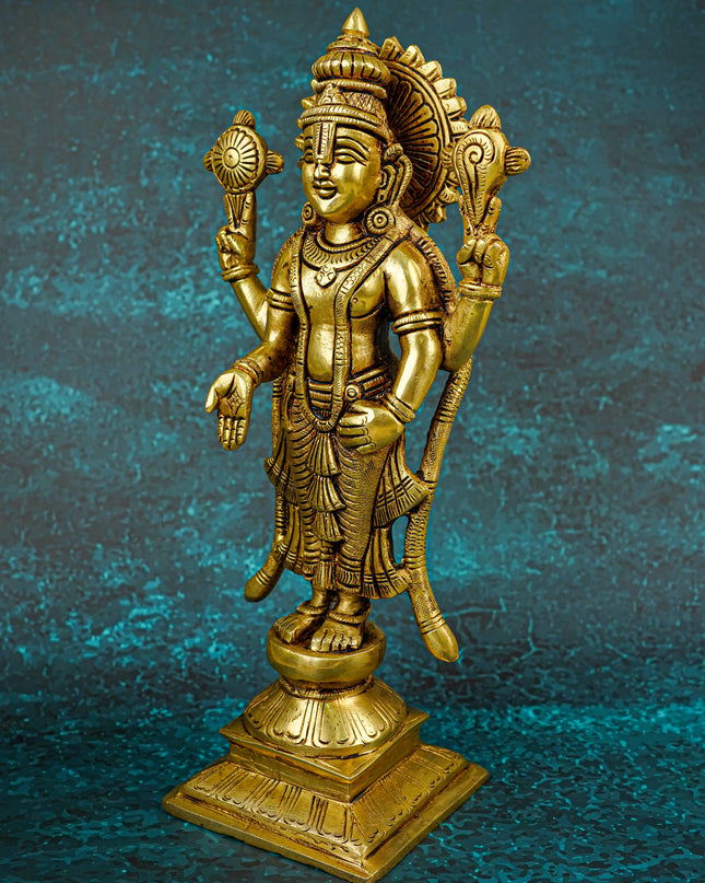 Brass Tirupathi Balaji Idol - 23 inch - WL5809