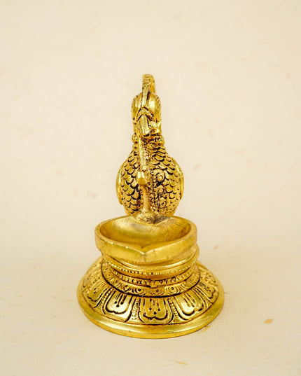 Brass Annapakshi Diya - 5 inch - WL5818