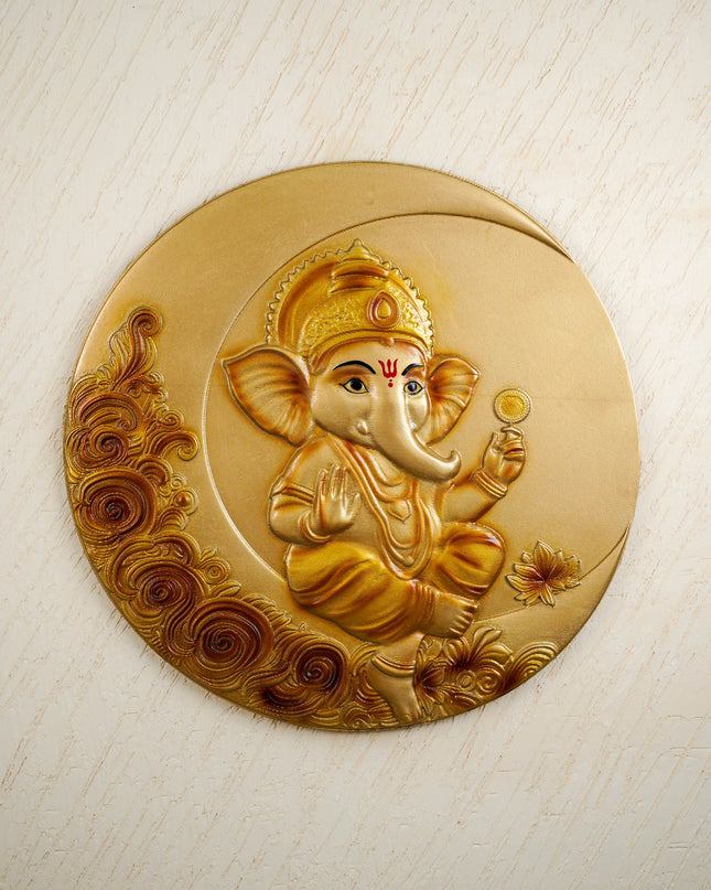 Baby Ganesha Wall Hanging Frame - 30 inch - WL5821