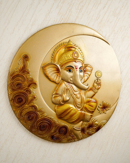 Baby Ganesha Wall Hanging Frame - 30 inch - WL5821
