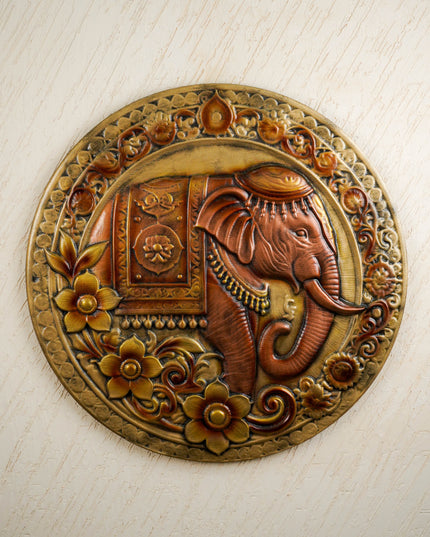 Elephant Design Wall Hanging Frame - 31 inch - WL5822