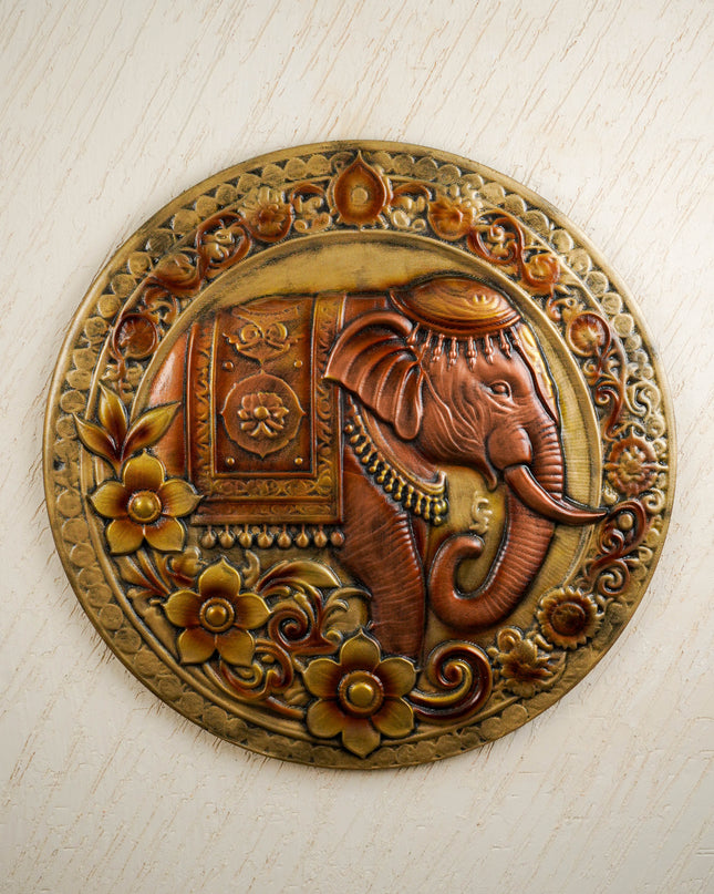 Elephant Design Wall Hanging Frame - 31 inch - WL5822