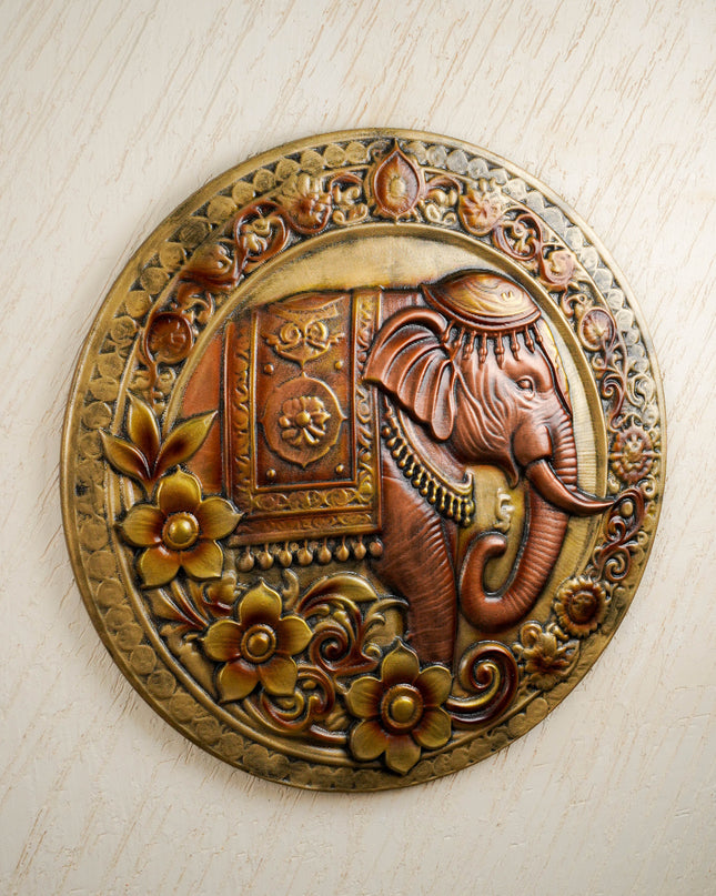 Elephant Design Wall Hanging Frame - 31 inch - WL5822