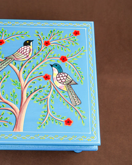 Handpainted Wooden Manai - Bird - 15 inch - WL5832