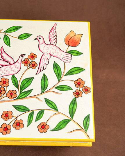 Handpainted Wooden Manai - Bird - 15 inch - WL5834