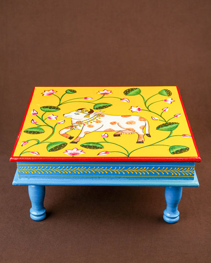 Handpainted Wooden Manai - Pichwai - 15 inch - WL5837