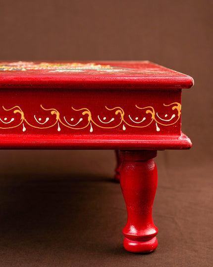 Handpainted Wooden Manai - Elephant - 15 inch - WL5840