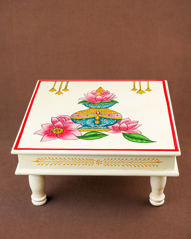 Handpainted Wooden Manai - Kalash - 15 inch - WL5841