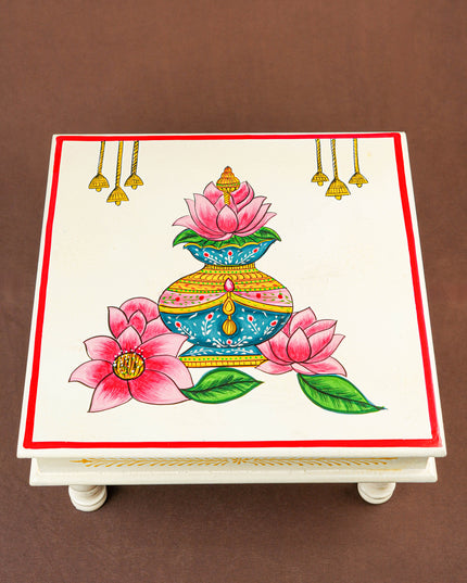 Handpainted Wooden Manai - Kalash - 15 inch - WL5841