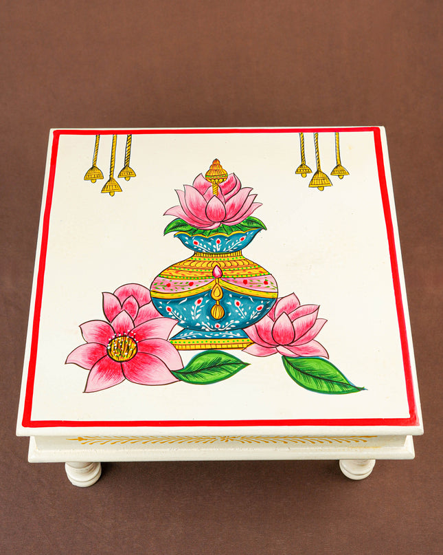 Handpainted Wooden Manai - Kalash - 15 inch - WL5841