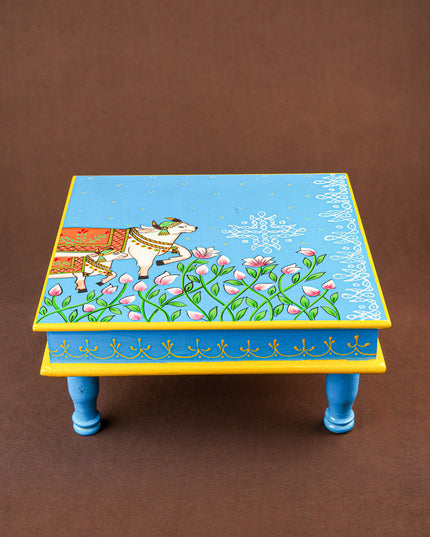 Handpainted Wooden Manai - Pichwai - 15 inch - WL5843