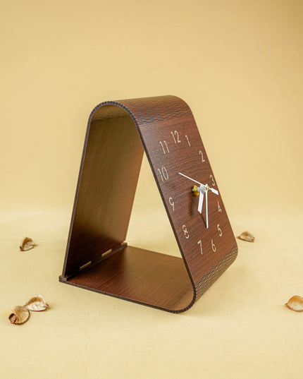 Wooden Foldable Clock - 8 inch - WL5851