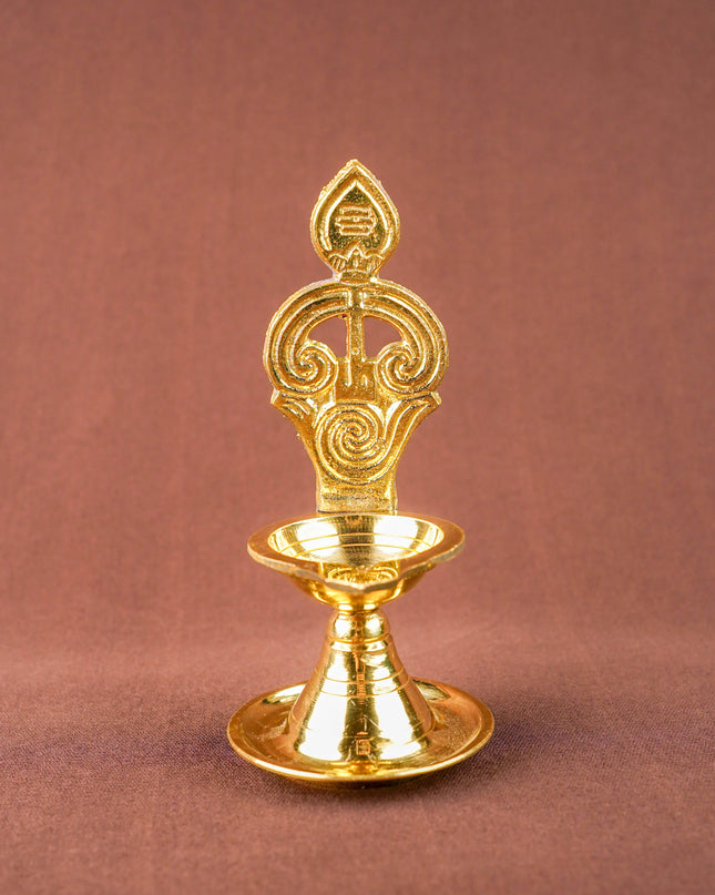 Brass OM with Vel Diya - 6 inch - WL5856