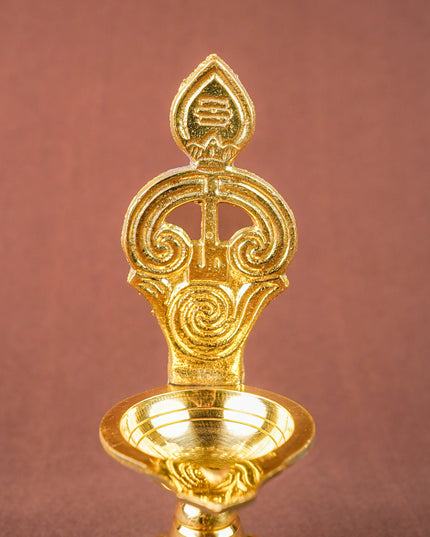 Brass OM with Vel Diya - 6 inch - WL5856