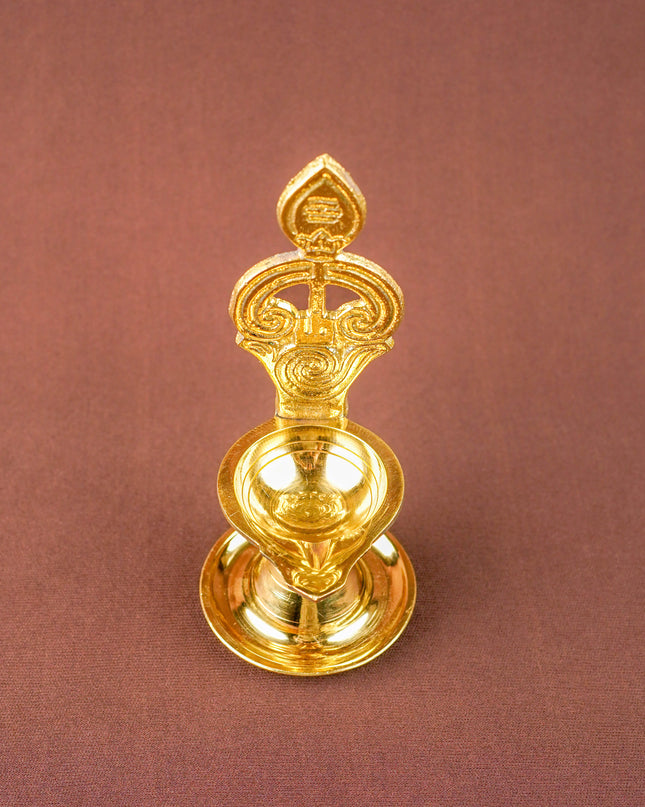 Brass OM with Vel Diya - 6 inch - WL5856