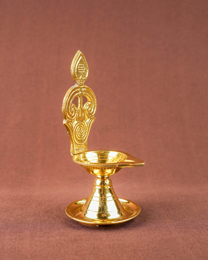 Brass OM with Vel Diya - 6 inch - WL5856