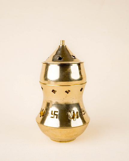 Brass Akhand Diya - 6 inch - WL5859