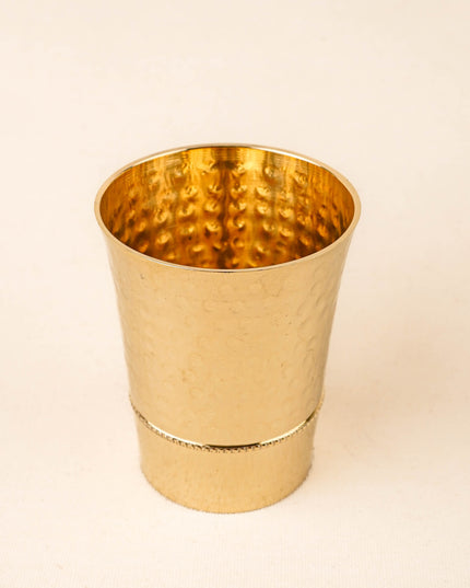 Brass Hammer Glass - 4 inch - WL5861