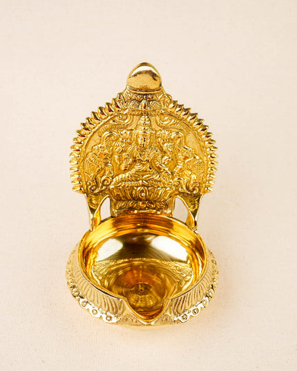 Brass Kamakshi Diya - 5 inch - WL5863