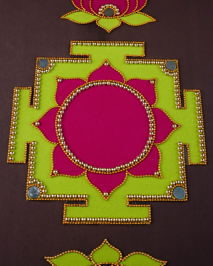 Rangoli - Lakshmi Peetam - Set of 4 Lotus - WL5870