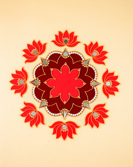Rangoli - Flower - Lotus - Set of 8 - WL5874